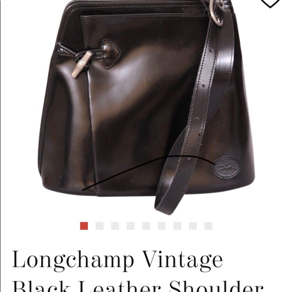 Vintage Longchamp leather bag